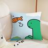 Cartoon JJoguman SStudio cushion cover Pillow Case Plush Fabric Soft Double Sided Print Sofa Cushion Cover Throw Pillow Covers