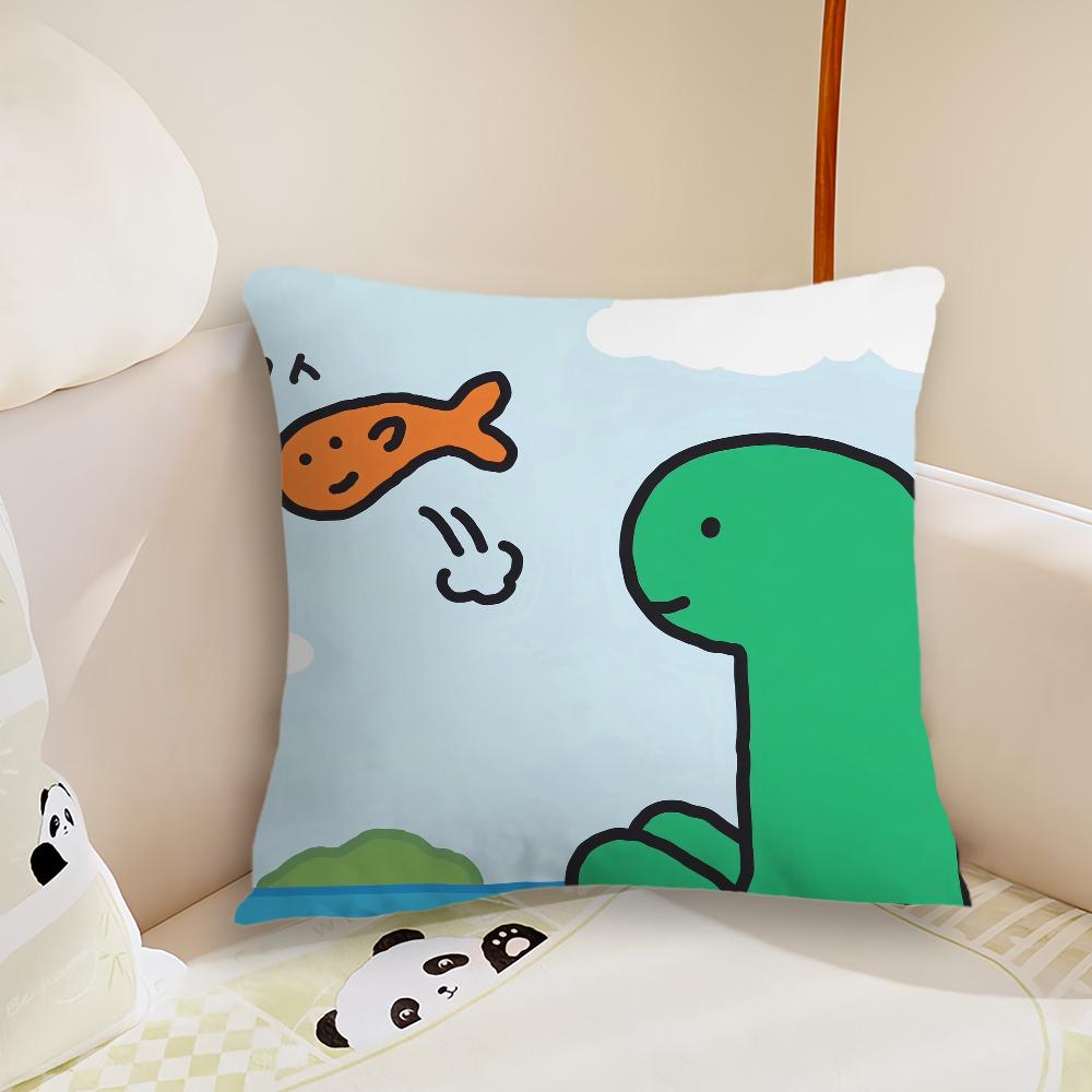 Cartoon JJoguman SStudio cushion cover Pillow Case Plush Fabric Soft Double Sided Print Sofa Cushion Cover Throw Pillow Covers