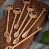 Creative Cartoon Animal Stirring Spoon, Lemon Leaf, Internet-famous Wooden Spoon, Nordic-style Ins Souvenir, Japanese and Korean Coffee Spoon