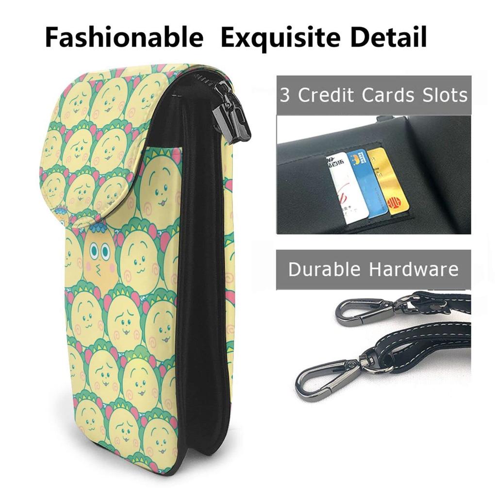 Cojicoji Genuine Leather Smartphone Pouch Shoulder and Mini Popular Crossbody Bag [JMI] Bag, Thin, Women's Men's Pouch, Wallet,