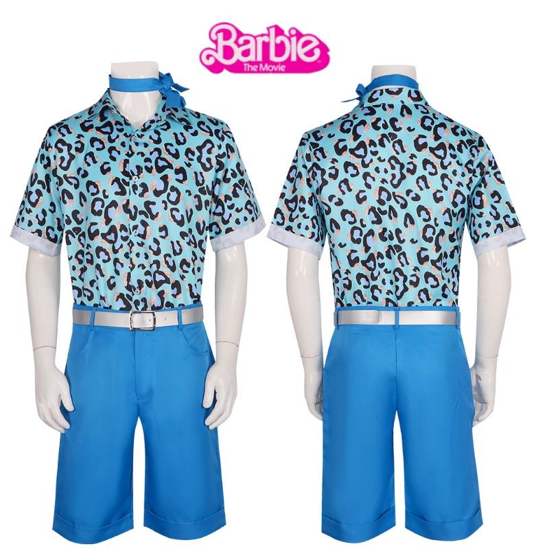 2023 Barbie Cosplay Costume Ken Blue Anime Set Halloween Outfit Polyester Fabric Popular Movie Theme Available In Multiple Sizes