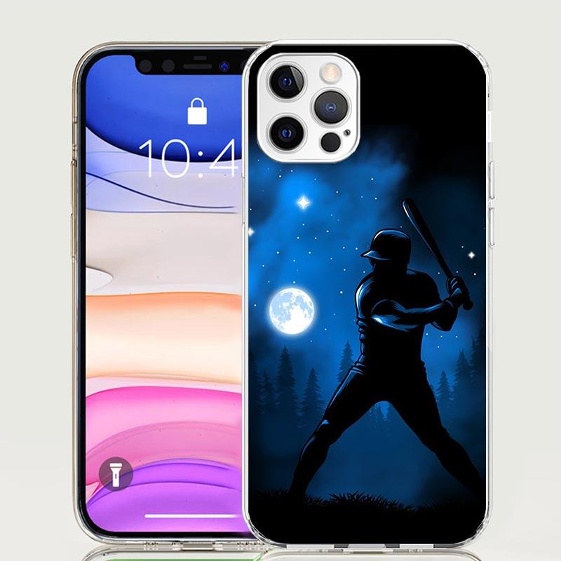Baseball Sport Phone Case for Apple iPhone 17 Air 16 15 Plus 14 + 13 Mini 12 11 Pro Max 7 8 SE 16Max Soft Shell Cover Coque 17 A