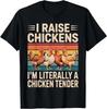 Funny Chicken Design for Men Women Farmer Chicken Lovers T-Shirt