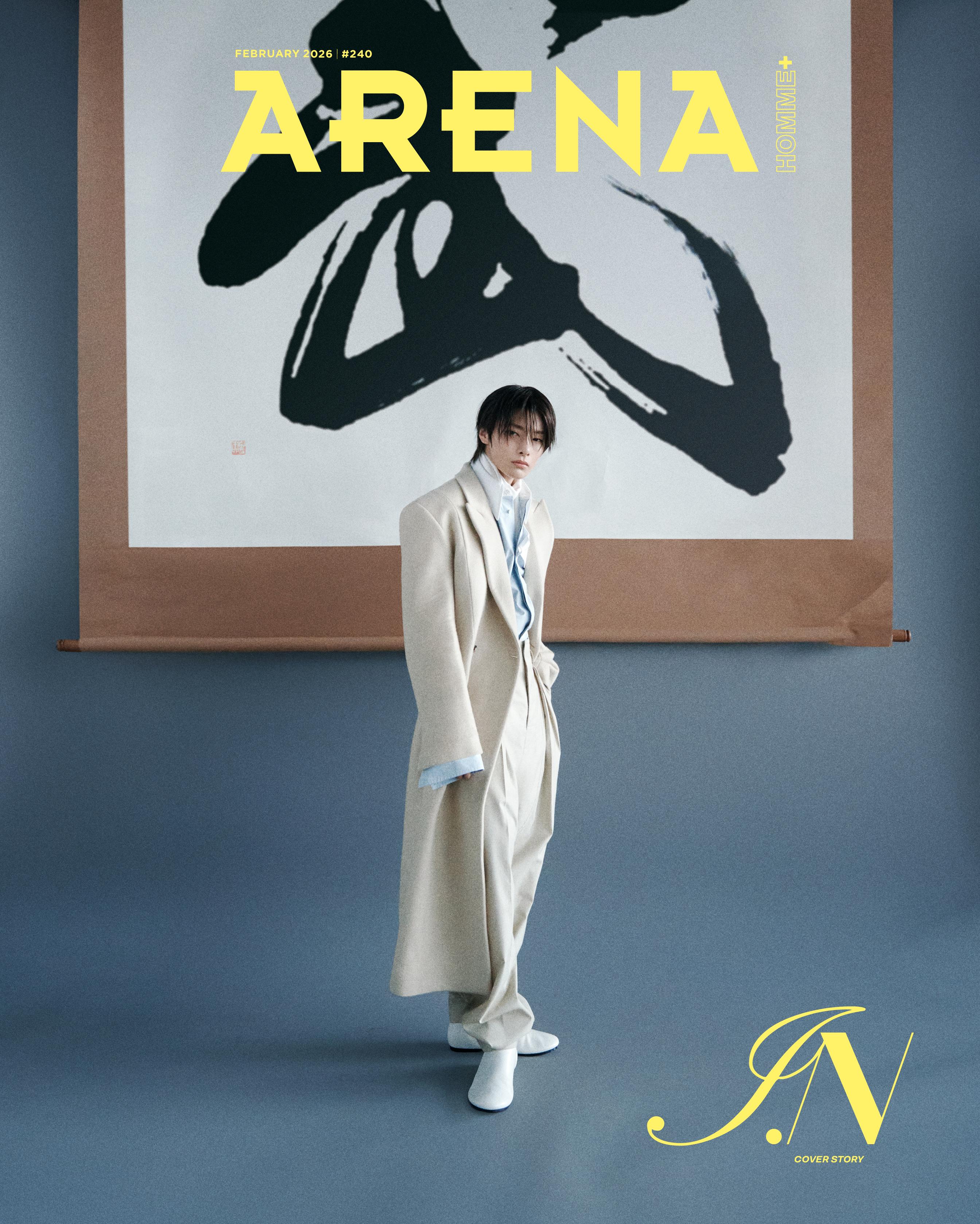 Arena Homme+ Korea 2026 ФЕВРАЛЬ Stray Kids I.N, MIYAO Suin, Ли Хи-джун, KPOP Cover B