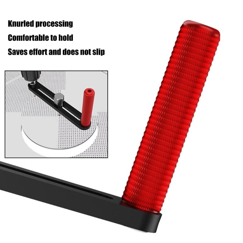 Extendable Thin Guide Compass Circle Cutter with Metricss and Imperials Scales for Accurate Woodworking Standard Cutter