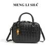 Vintage hand-woven pillow bag commuter versatile hand-held camera bag trendy shoulder messenger bag