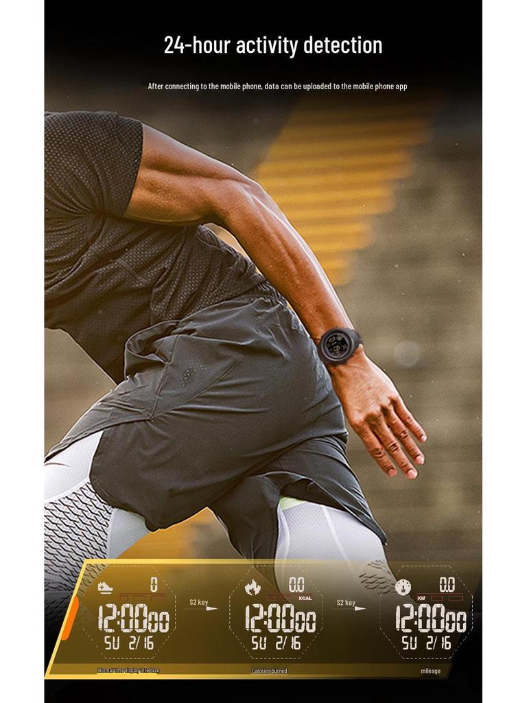 Teen Waterproof Smartwatch: Sports, Running, Pedometer, Health – Multifunctional Wristwatch for High School Students