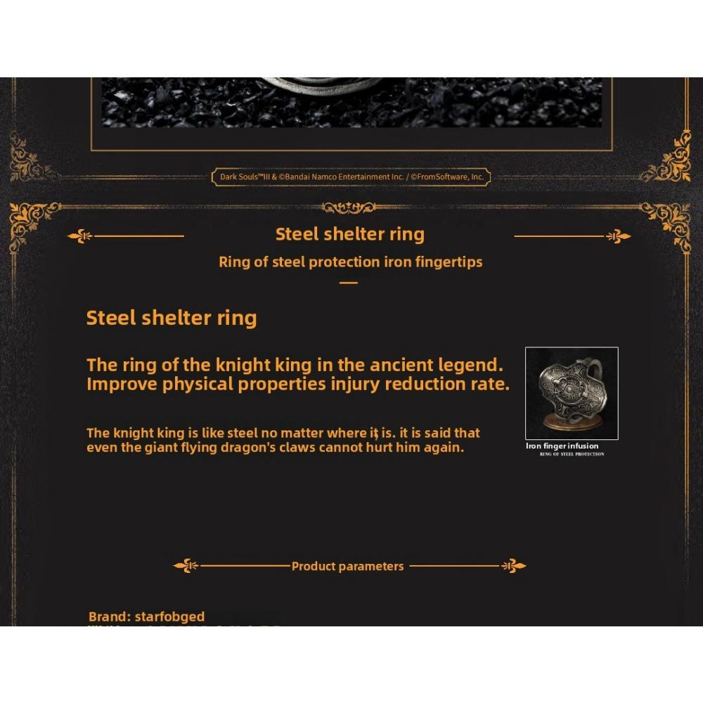 Starforged, Dark Souls III Peripheral Knight King Steel Shield Ring Bronze