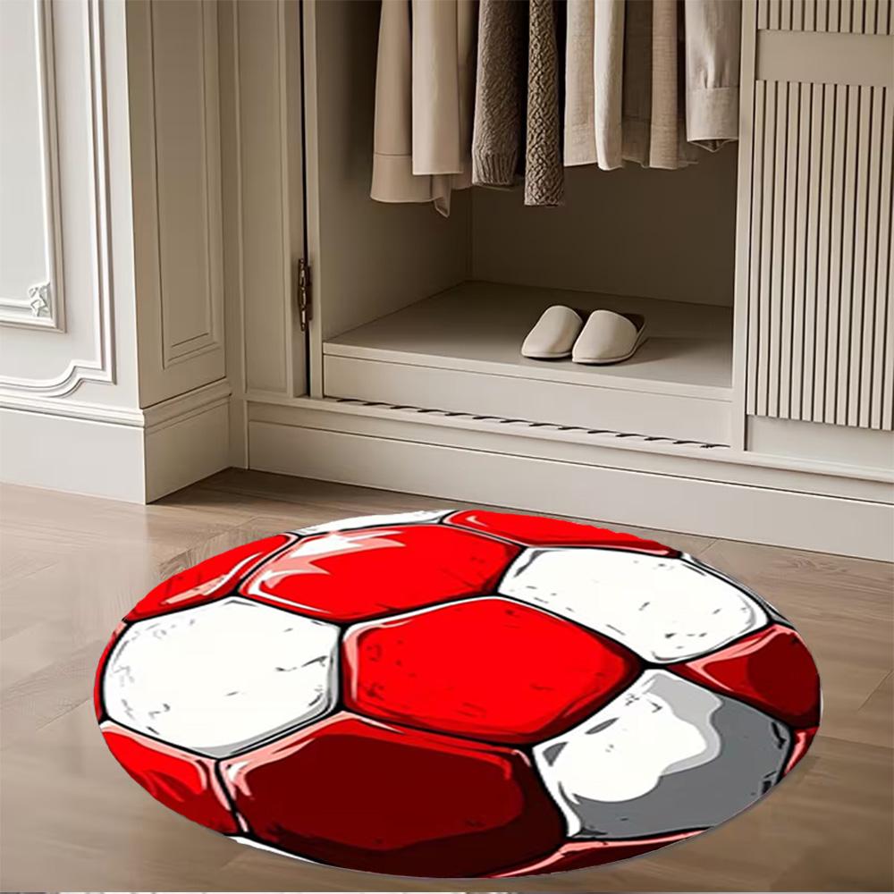1 stuks Voetbal vloerkleed huis tapijt antislip ontwerp voor kantoor decoratie cadeau woonkamer slaapkamer