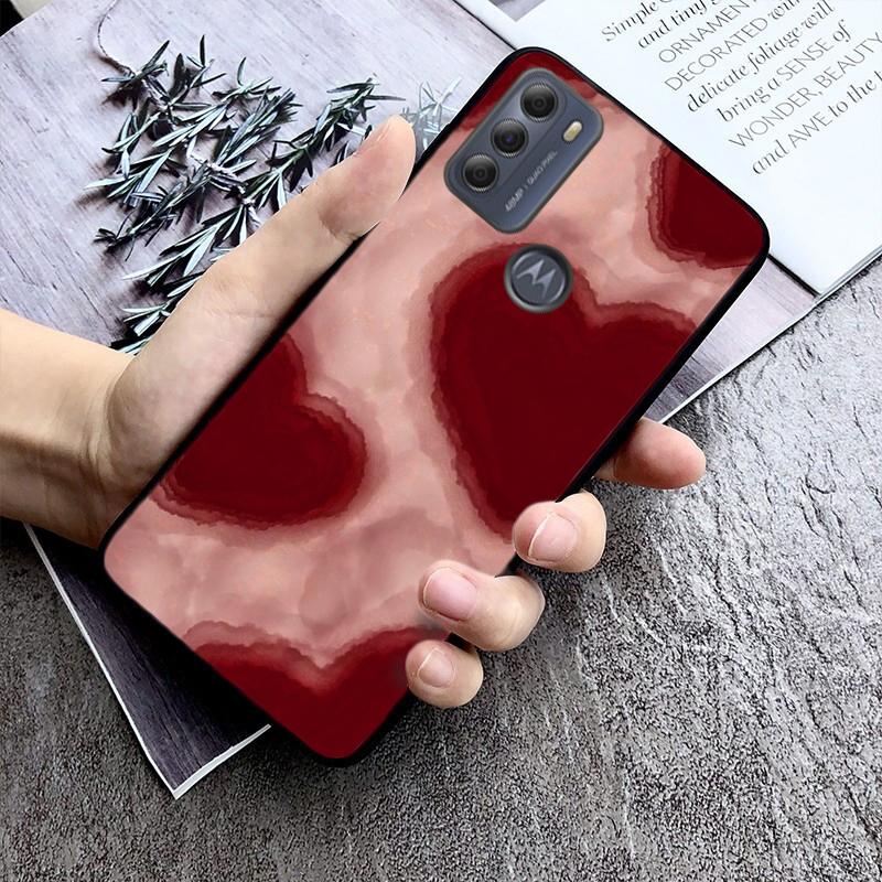 Phone Case For Moto G86 G85 G75 G15 G05 G56 G72 G53 G54 G84 G60 G31 G32 G24 G 5G G Play Love Heart