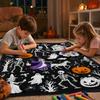 Kids Halloween Coloring Doodle with Markers, Large 70 Cm Drawing for Toddlers, Family Activity Pad