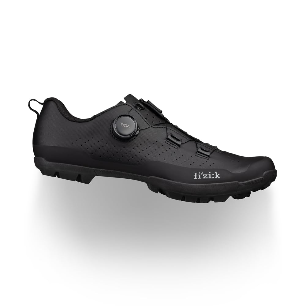 Fizik Atlas Terra Driving Shoes, Black, Size B, 26.0 cm