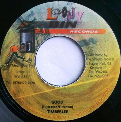 7inch Record TIMBERLEE - Good NONE Loony Bin Recor Jamaica Reggae, Ska & Dub Used