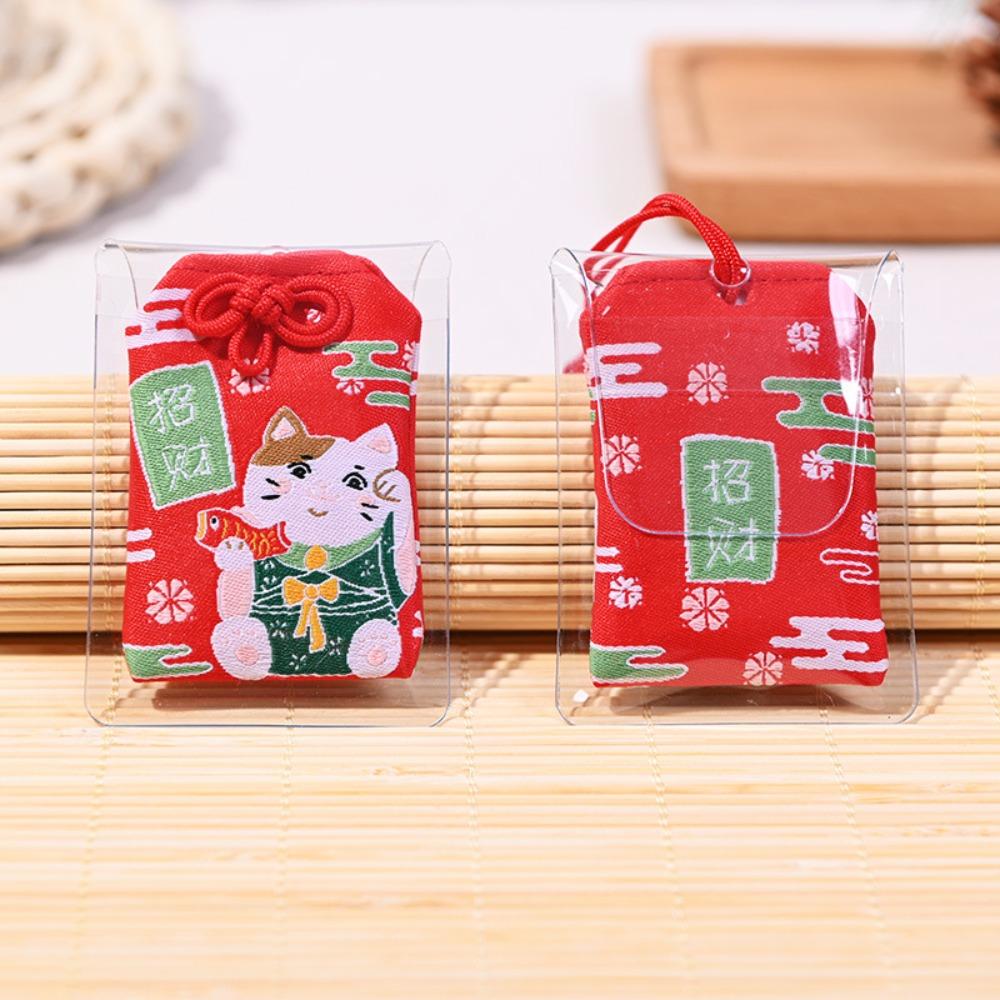 Mini Lucky Charm Pray Fortune Beauty Health Safety Wealth Bag Amulet Japanese Prayer Omamori