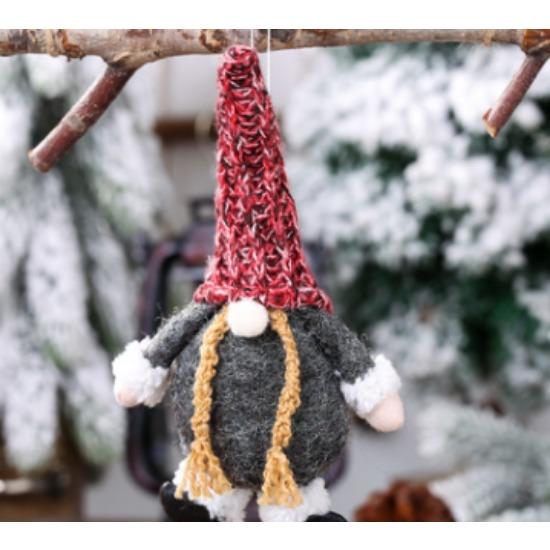 Pandantiv Păpușă din Pânză de Crăciun Mini Decor Pom de Crăciun Înger Moș Crăciun Om de Zăpadă Ornament Păpușă de Crăciun Decorațiune de Crăciun pentru Casă