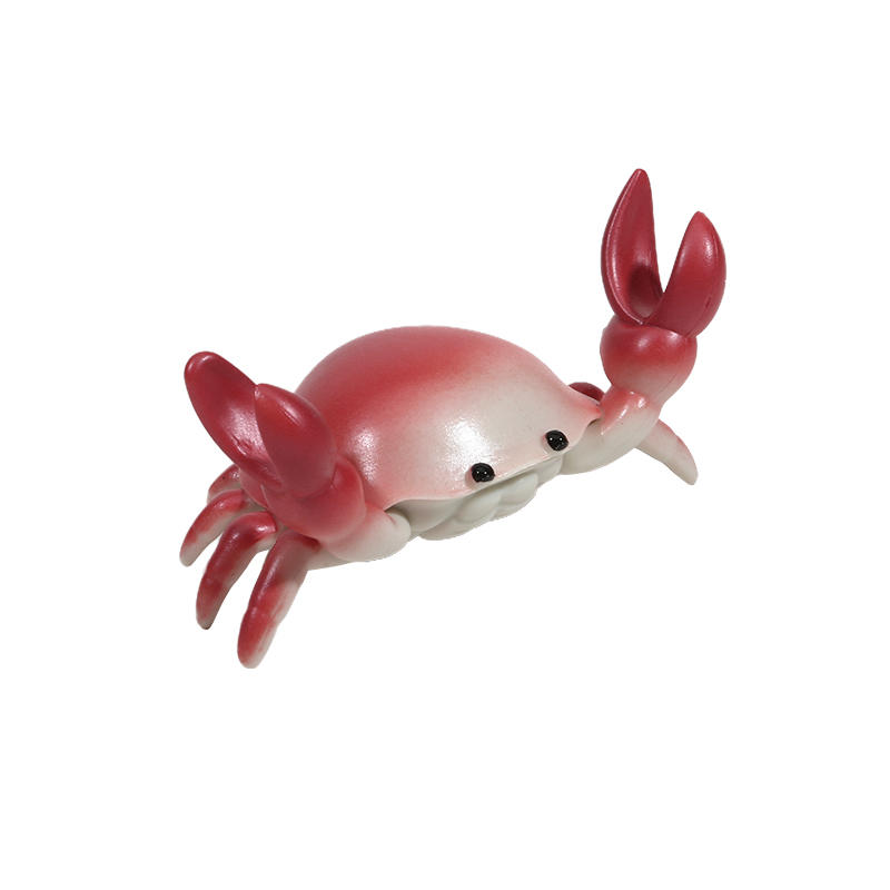 Creative Crab Weightlifting Pen Holder Creative Cute Crab Cellphone Storage Bracket Storage Rack Desktop Ornament