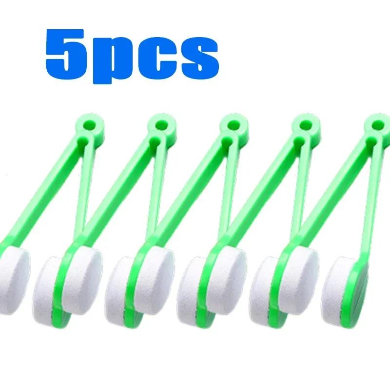 1/10pcs Portable Multifunctional Glasses Cleaning Rub Eyeglass Sunglasses Spectacles Microfiber Cleaning Brushes Wiping Tools