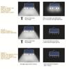 Powerful 4 LED Solar Security Lights Outdoor Decor Sensor Motion 3 Modes Street Waterproof Lamp Wall Night Work Light for Garden