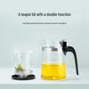 Shangming Glass Teapot with One-Touch Infuser
