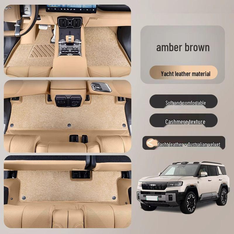 Fang Cheng Bao 8 Car Floor Mats: Full Coverage for 2025 Model, 6 or 7-Seater