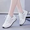 Women's Flyknit Breathable Running Shoes with Front Strap, Women's Casual Single Shoes