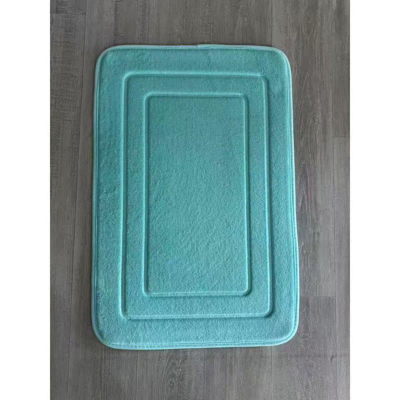 Cross-Border Coral Fleece Non-Slip Absorbent Bathroom Mat for Toilet & Sink