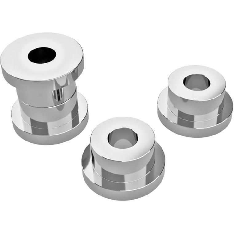 CNC Solid Billet Handlebar Riser Bushings Compatible With Harley Softail Dyna Sportster 1984-2016,Low Rider,Street Bob,CVO,Super Glide,Wide