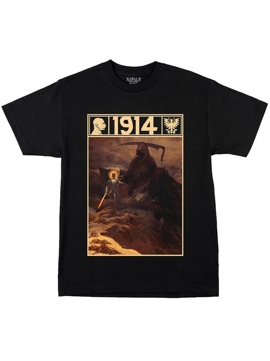 

Men s 1914 Graphic T-Shirt, 100% Cotton Crew Neck Short Sleeve Tee, Casual Summer Top for Daily Wear and Gift S