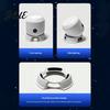 Snowflake Pattern Projector Christmas Light Dynamic Rotating Indoor Projection Lamp with Party Decorations Reindeer Snowman for Ceiling Wall Holiday