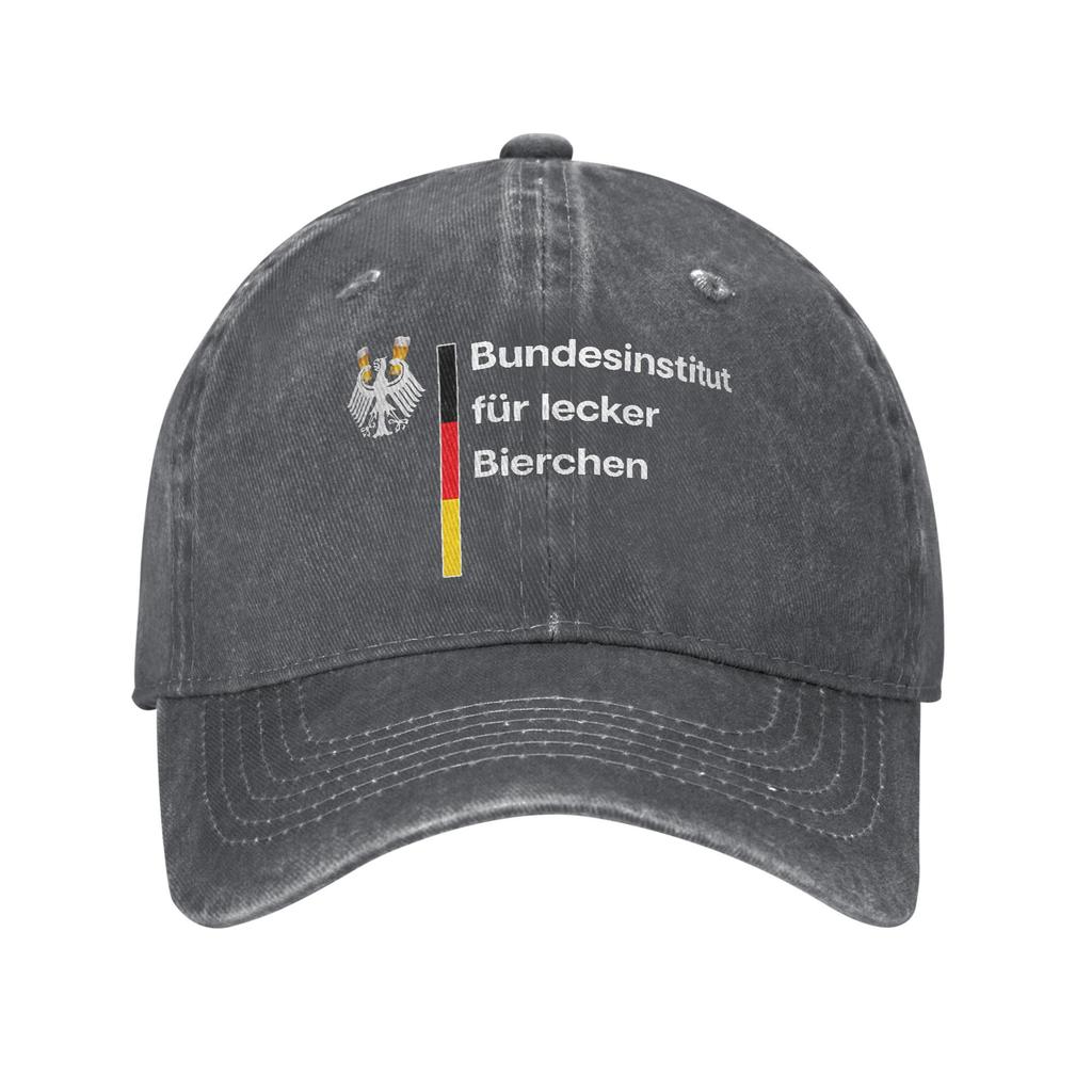 Vintage GerUnisex-Federal Institute for Delicious Beers Baseball Cap Unisex Distressed Cotton Sun Cap Outdoor Workouts Gift Hat