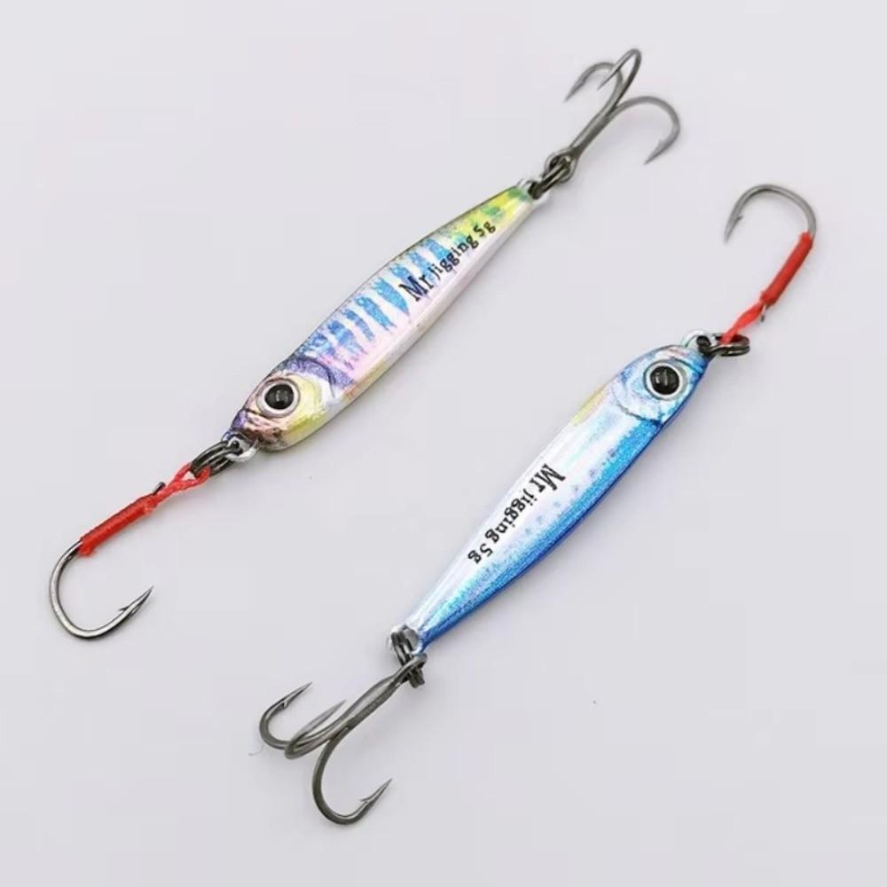 3D Bionics Design Micro Jigging Baits Sequin Finish Micro Fishing Lure Stream Fishing