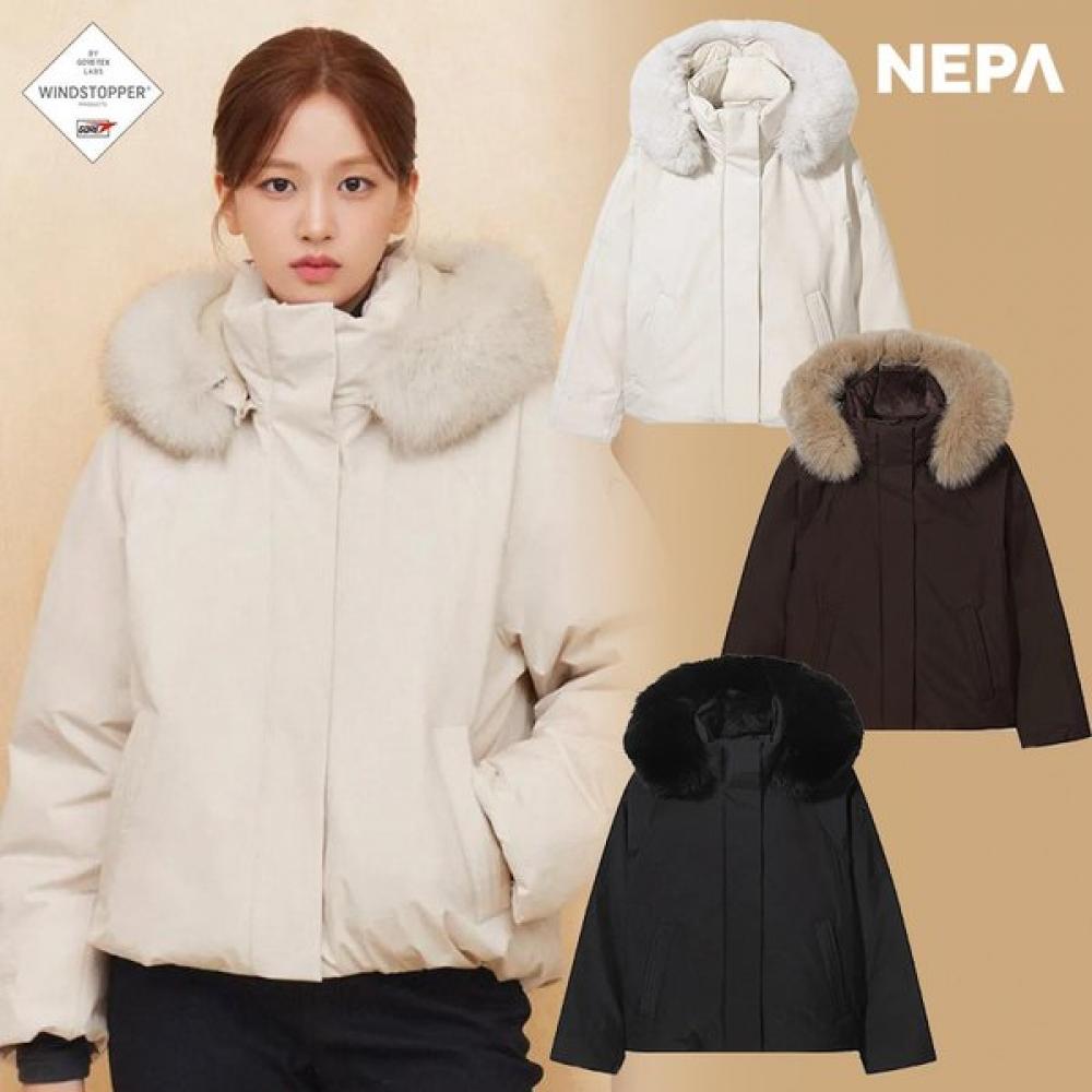 

Nepa Women S Arte Short windStopper gooSe Down Jacket 7l82080 black (C01)/85