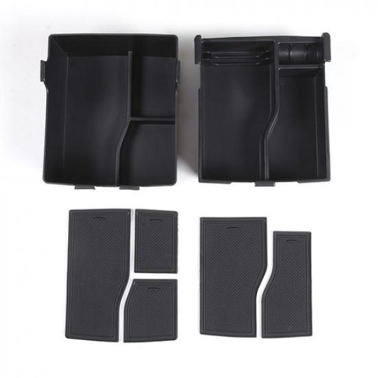 Car Center Armrest Storage Box Double-layer Tray For Ford Maverick 2024