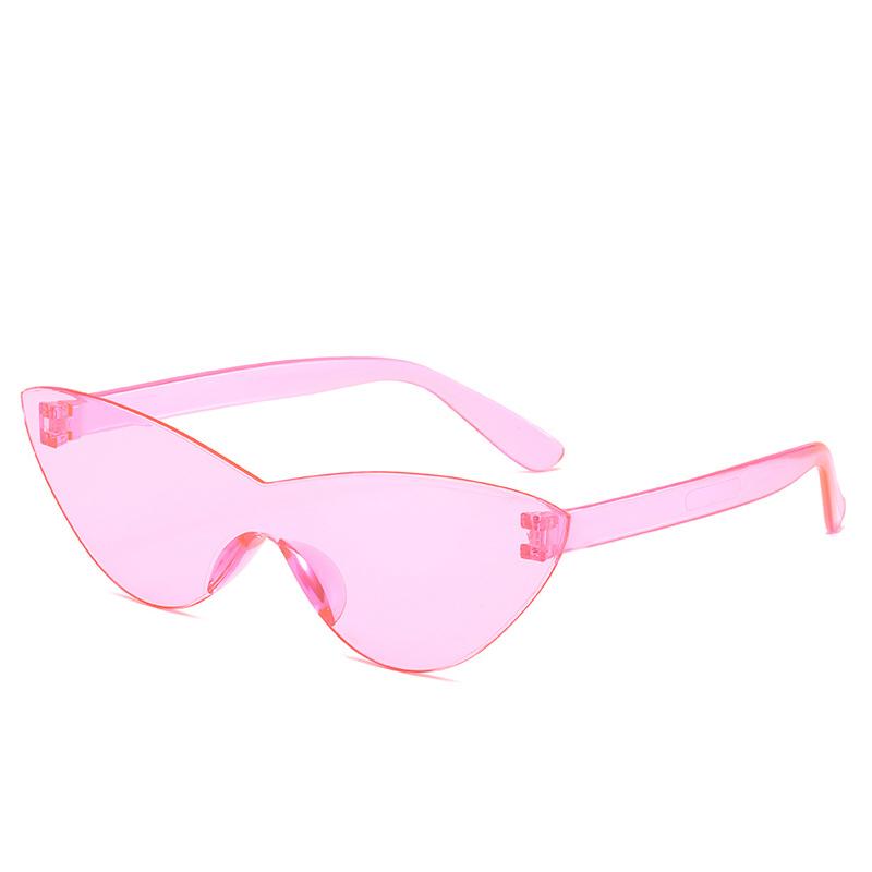 Purple Black Red Sunglasses Cateye Eyewear Women Brand Designer Small Triangle Vintage Sun Glasses Retro Sexy Cat Eye Sunglasses