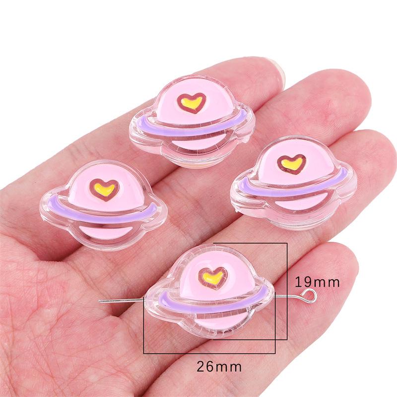 Kirschblüten Bär Acrylperlen DIY Handyketten-Set