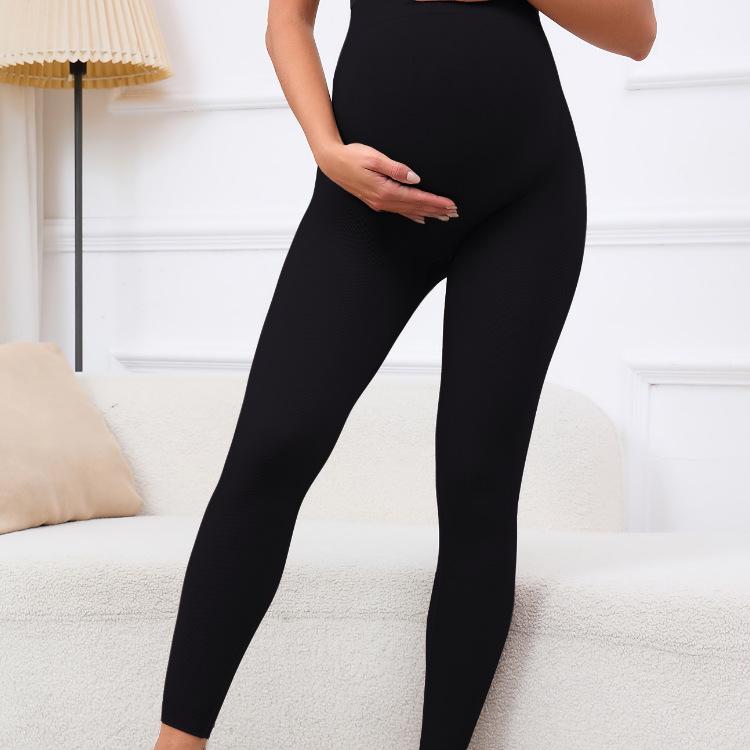 European & American Spring/Autumn High-Waisted Butt-Lift Tummy-Support Casual Maternity Pants
