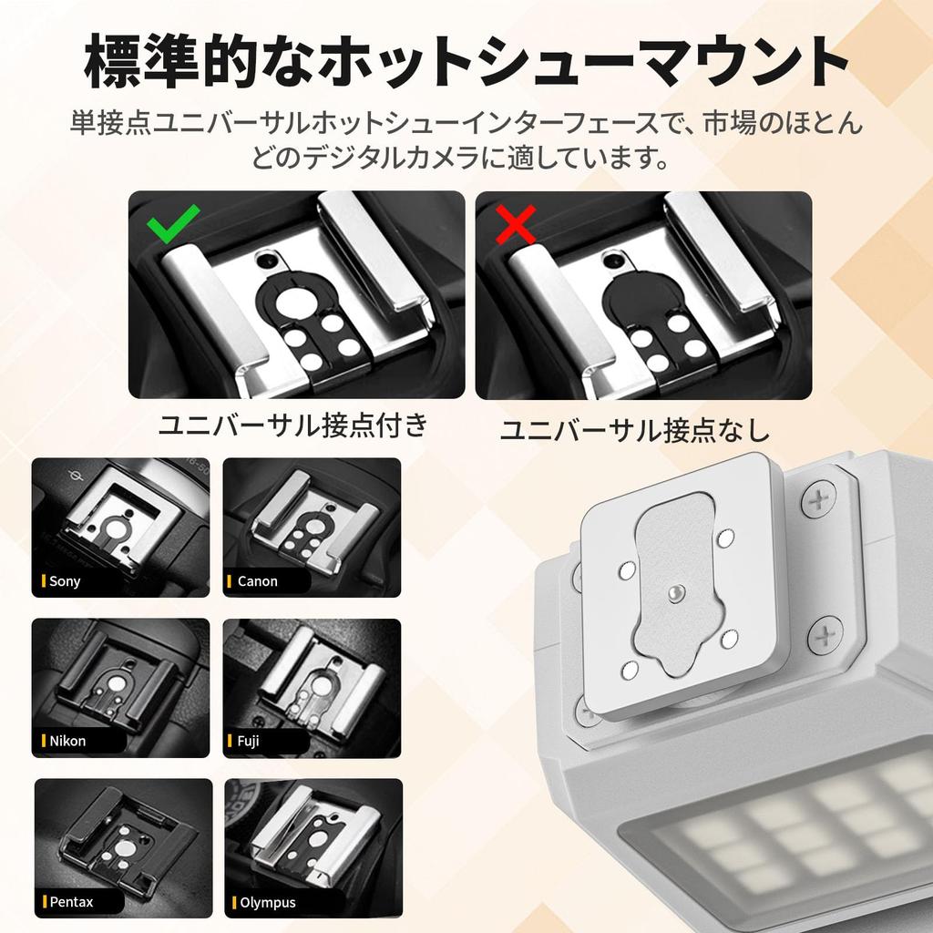 Ulanzi SL03 Mini Camera Manual Speedlight with Adjustable 6500K Color 4 Power and 5600K Single Contact Hot Shoe Compact and Convenient Flash Strobe