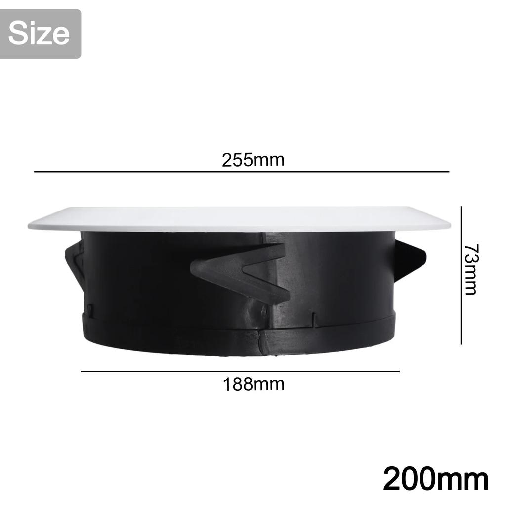 75-200mm Air Vent Exhaust Hood Round Ducting Ventilation Grilles Bathroom Waterproof Outlet Cooling Home Office Air Vent