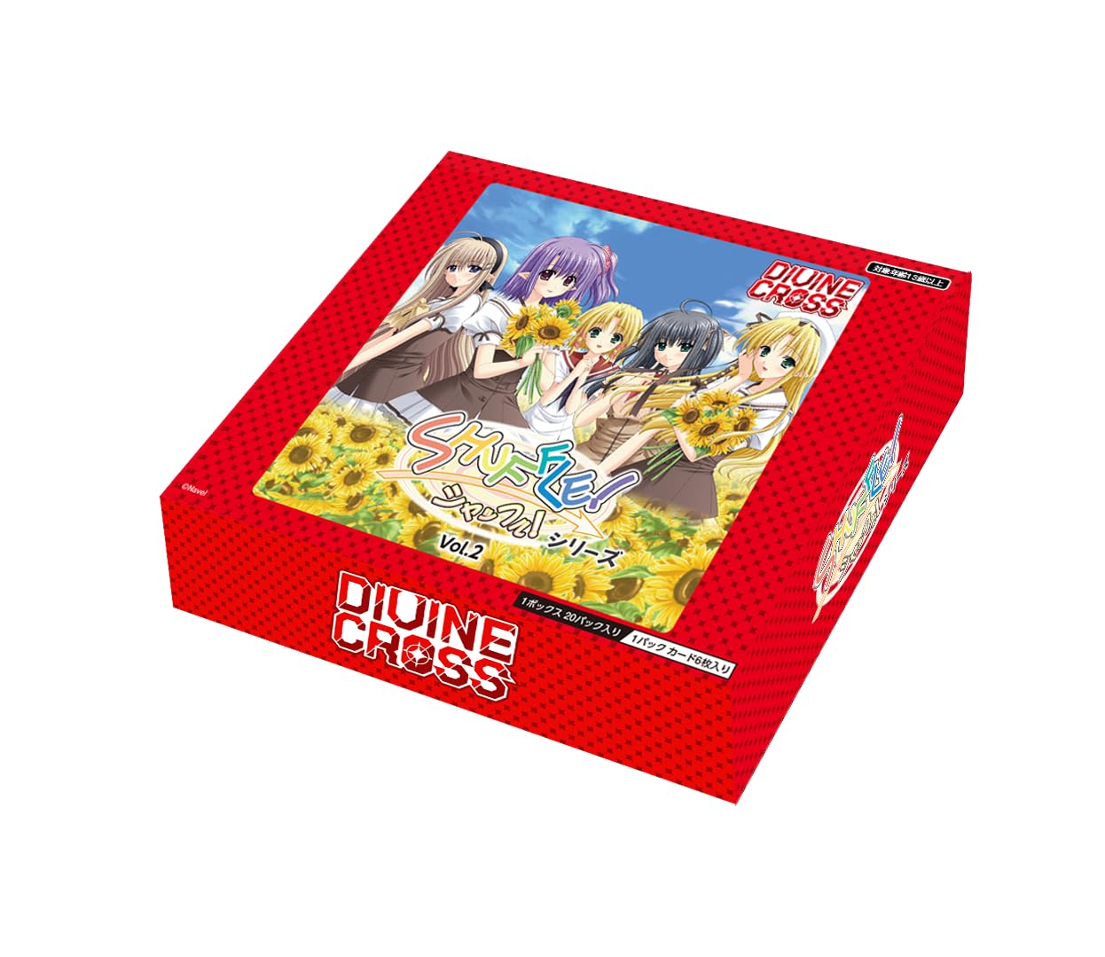 

TCG Series DIVINE CROSS 6BOX IN carton SHUFFLE! Vol.2 червоний