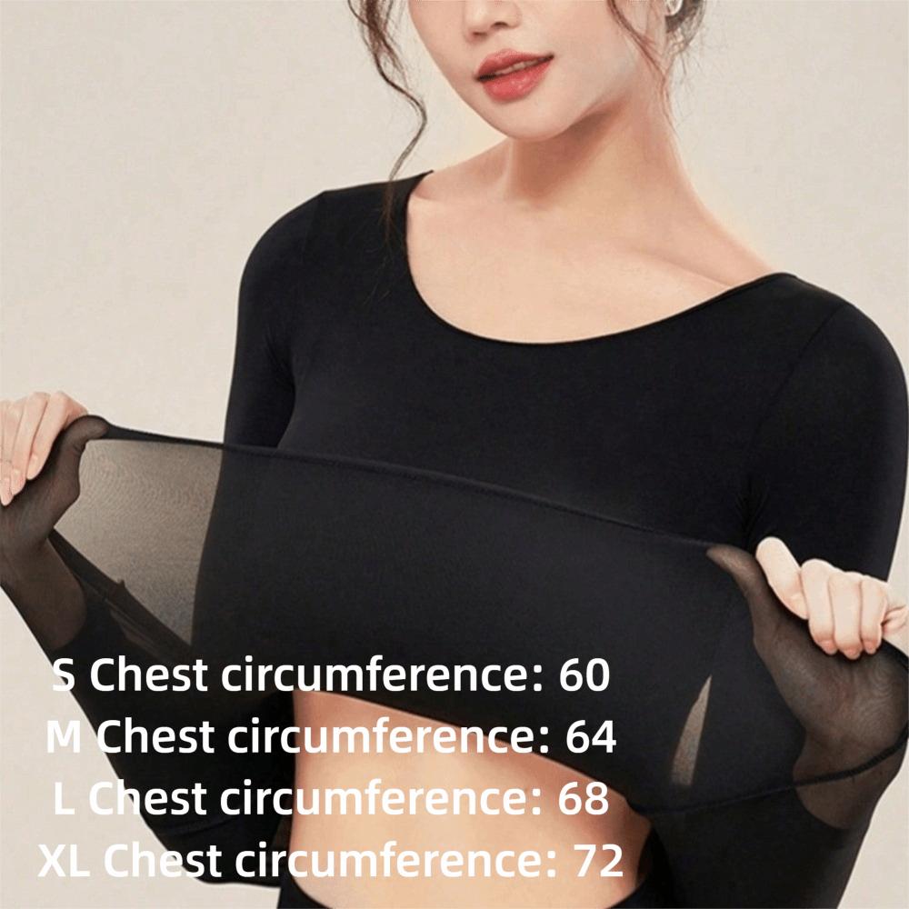 Heat Retention Thermal Underwear Top Long Sleeve Long Sleeve Thermal Shirt Cold Weather