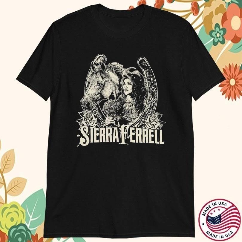 Sierra Ferrell Singer Tour Horseshoe T-shirt All Size S to 5XL CS488 XXXXL