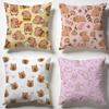 Chill Capybara Cushion Cover Soft Pillow Cases for Home Bedroom Living Room Sofa