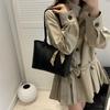 New trendy retro commute to work versatile shoulder bag high value tote bag college student class bag woman