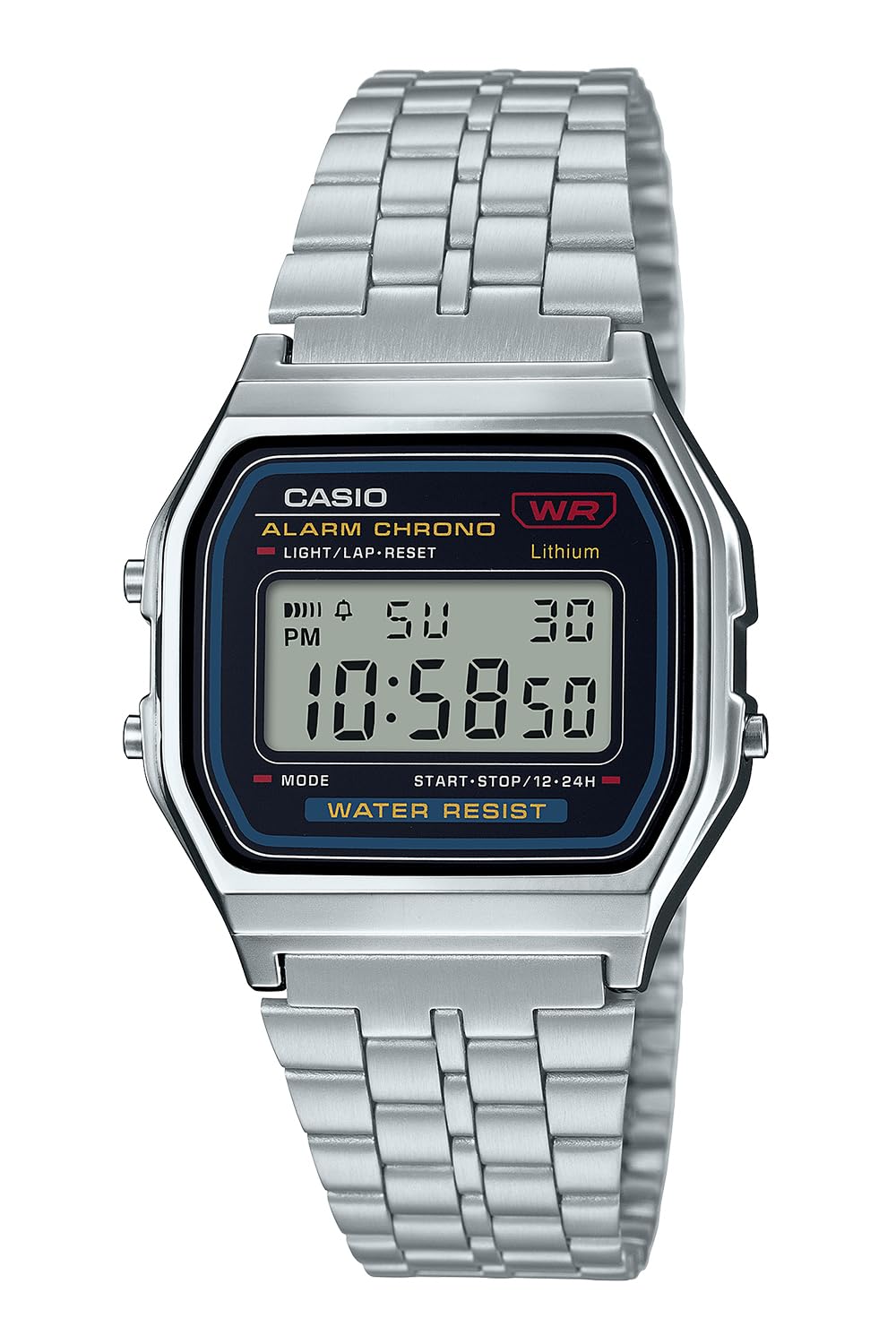 

[Casio] Наручные часы Casio Collection, Сделано в Японии, A159WA-N1JH, Мужские, Серебристые
