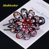 Flexible Headwear Accessories Crystal Flower Rhinestone Hair Clip Hairpins Dovetail Duckbill Pins