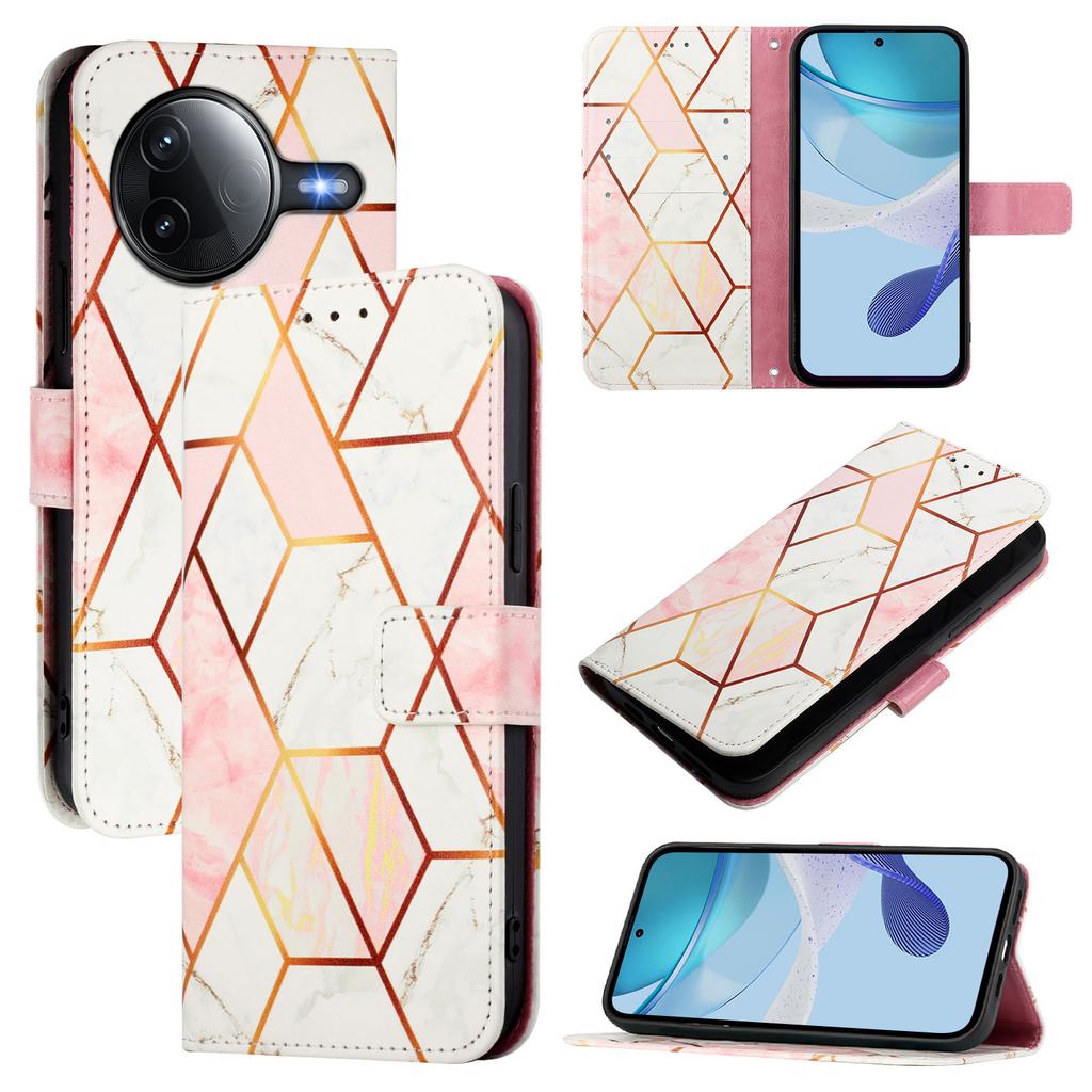 For Xiaomi Poco F7 Ultra 5G/Xiaomi Redmi K80 5G/Xiaomi Redmi K80 Pro 5G/Xiaomi Poco F7 Pro 5G Case Marble Pattern Leather Phone Cover Card Holder