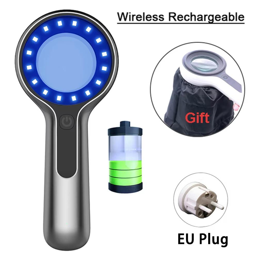 NEW UV Magnifying Woods Lamp Skin Analyzer Facial Beauty Testing Light for Skin Care Analysis Detection