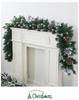 Christmas Snowflake Garland for Hotels, Malls, Windows, Doors & Stair Handrails