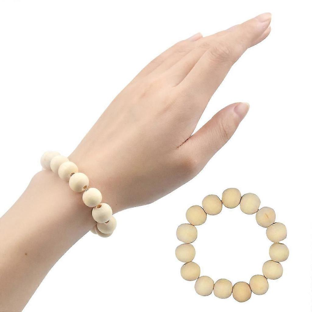 1105pcs Wooden Beads 20mm 16mm 12mm 10mm 8mm 6mm, Wooden Beads