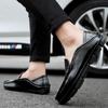 Fashion Mens High Quality Slip on Shoes All-match Male Comfortable Walking Footwear Genuine Leather Men Casual Shoes Men New Loafers